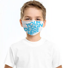 Cargar imagen en el visor de la galería, Máscara Mascarilla para Niños con Diseño Personalizado de Tus Imágenes o Textos
