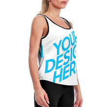 Cargar imagen en el visor de la galería, Chaleco de Yoga Camiseta sin Mangas Espalda Abierta de Ejercicio Fitness Deporte para mujer YJ006 Personalizado con Impresión Completa con Foto Logo Patrón Texto