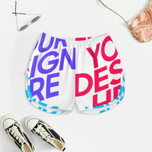 Cargar imagen en el visor de la galería, Traje de pijama para mujer ropa de hogar informal con tirantes de satén personalizado con patrón foto texto (impresión de imágenes múltiples)