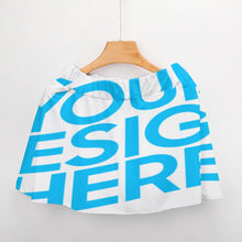 Cargar imagen en el visor de la galería, Minifalda corta elegante sexy de verano mujer con estampado para mujer B550 Personalizada con Impresión Completa de una imagen con Foto Logo Patrón Texto