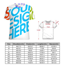 Cargar imagen en el visor de la galería, Camiseta Manga Corta Suave Casual de Verano para hombre NT Personalizada con Impresión Completa de múltiples imágenes con Foto Logo Patrón Texto