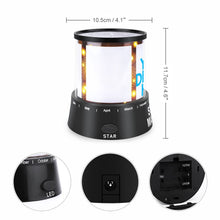 Cargar imagen en el visor de la galería, Lámpara de Proyección de Cielo Estrellado con Diseño Personalizado Personalizada de Tus Fotos o Textos