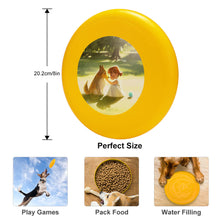 Cargar imagen en el visor de la galería, Nerf Dog Juguete de PC frisbee para perro, disco volador para cachorros, juguete para reaccionar más rápido, juguetes interactivos para perros pequeños, medianos y ligeros CW1505000 Personalizado Personalizada con Foto, Texto o Logo