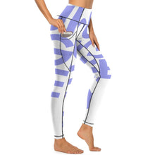 Cargar imagen en el visor de la galería, Pantalones de yoga largos / Leggings deportivos para mujer CE003 Personalizados Impresion Completa de Una Imagen con Foto Logo Patrón Texto