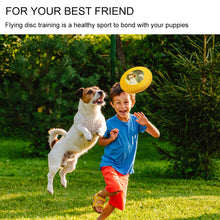 Cargar imagen en el visor de la galería, Nerf Dog Juguete de PC frisbee para perro, disco volador para cachorros, juguete para reaccionar más rápido, juguetes interactivos para perros pequeños, medianos y ligeros CW1505000 Personalizado Personalizada con Foto, Texto o Logo