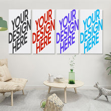 Cargar imagen en el visor de la galería, Cuadro Colgante Vertical con Diseño Cuádruple de Múltiples Imágenes con Diseño Personalizado Personalizada de Tus Fotos o Textos