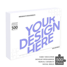 Cargar imagen en el visor de la galería, Rompecabezas de Madera Juguete Puzzle para Adultos Niños GY0907000 Personalizado Impresion Completa de Una Imagen con Foto Logo Patrón Texto