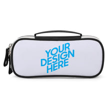 Cargar imagen en el visor de la galería, Estuche Portátil para Cosméticos de PU con Diseño Personalizado de Tu Nombre o Texto