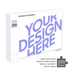 Cargar imagen en el visor de la galería, Puzzles / Rompecabezas de Madera 200 Piezas GY0907025 Personalizados con Impresión Completa de Una Imagen con Foto Logo Patrón Texto