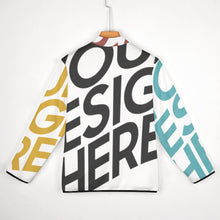 Cargar imagen en el visor de la galería, Sudadera Holgada con Botones Cuello Alzado Invierno para Hombre BAL Personalizada Impresion Completa de Múltiples Imágenes con Foto Logo Patrón Texto