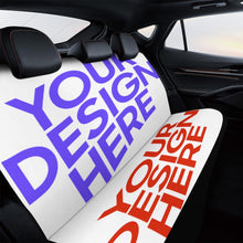 Cargar imagen en el visor de la galería, Funda para asiento trasero de coche personalizado con patrón foto texto