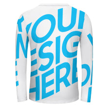 Cargar imagen en el visor de la galería, Camiseta ligera de manga larga con estampado para hombre EL Personalizada con Impresión Completa de una imagen con Foto Logo Patrón Texto