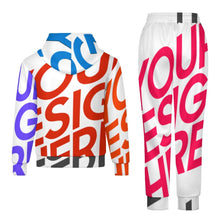 Cargar imagen en el visor de la galería, Conjunto de sudadera para niños de 2 piezas A5TZ para niñas y niños personalizado con patrón foto texto (impresión de imágenes múltiples)