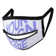 Cargar imagen en el visor de la galería, Mascarilla con Cremallera Reutilizable Ajustable Lavable para Adultos Mujer Hombre JJ0521165 Personalizada Impresion Completa de Una Imagen con Foto Logo Patrón Texto