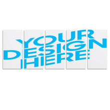 Cargar imagen en el visor de la galería, Versión Vertical 1: 2 Póster Cuadro Colgante Imagen completa 5 paneles Cuadros de pared 5 partes Pintura de Lienzo GY0903227 Personalizado Personalizada con Foto, Texto o Logo