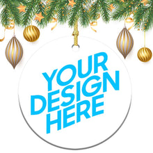 Cargar imagen en el visor de la galería, Recuerdo Redondo Cerámico con Impresión Térmica de Diseño Personalizado con Tu Foto o Texto