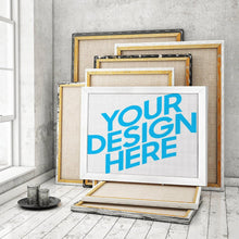 Cargar imagen en el visor de la galería, Pintura de diamantes/Lienzo/Imagen con Marco interior Versión horizontal travesero (cuadrado) GY0903437 Personalizado,Personalizada Con Foto,Logo O Texto