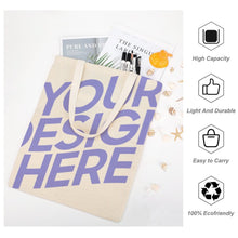 Cargar imagen en el visor de la galería, Bolsa de Lona 38x46CM Casual Gran Capacidad con Estampado XB0601008 Personalizada con Foto Logo Patrón Texto