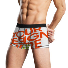 Cargar imagen en el visor de la galería, Calzoncillos Boxer / Ropa Interior de Moda para Hombre K39 Personalizados con Impresión Completa de múltiples imágenes con Foto Logo Patrón Texto