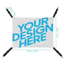 Cargar imagen en el visor de la galería, Hamaca para mascotas cama para mascotas, columpio para gatitos de madera maciza, silla y hamacas 2 en 1 cama de descanso para gatos CW1508000 Personalizado Personalizada con Foto, Texto o Logo