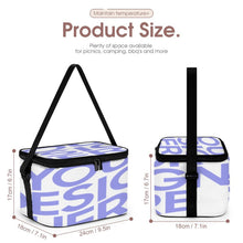 Cargar imagen en el visor de la galería, Bolsa Térmica para Hielo Alimentos Fríos o Calientes / Bolsa de Almuerzo Plegable Reutilizable para Picnic JJ0522216 Personalizada Impresion Completa de Una Imagen con Foto Logo Patrón Texto