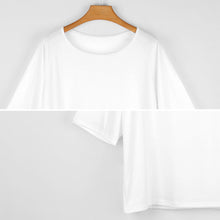 Cargar imagen en el visor de la galería, Camiseta Sexy hombro descubierto manga media para mujer BAT Personalizada con Impresión Completa de una imagen con Foto Logo Patrón Texto