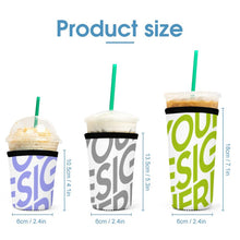 Cargar imagen en el visor de la galería, Fundas Aislantes 3 Piezas para Taza de Café Vaso Botella Impermeables Reutilizables JJ0520232 Personalizadas con Impresión Completa de Múltiples Imágenes con Foto Logo Patrón Texto