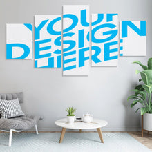 Cargar imagen en el visor de la galería, Cuadro Pintura Imagen Completo Combinación Vertical 5 Paneles Colgantes Carteles Cuadros de pared para el hogar 5 partes en Lienzo GY0903231 Personalizado Personalizada con Foto, Texto o Logo
