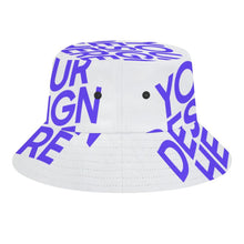 Cargar imagen en el visor de la galería, Impresión de una Sola Imagen Sombrero de Pescador Cubo de Impresión Completa Mujeres / Hombres FS0809026 Personalizado con Fotos Patrón Texto logotipo