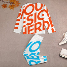 Cargar imagen en el visor de la galería, Traje / Conjunto de pijama suave con estampado para niños JTZ Personalizado con Impresión Completa de una imagen con Foto Logo Patrón Texto