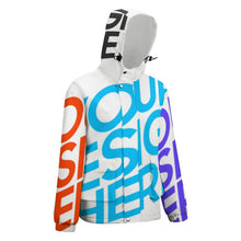 Cargar imagen en el visor de la galería, Chaqueta gruesa corta deportiva de moda con forro polar para mujer A679 Personalizada con Impresión Completa de múltiples imágenes con Foto Logo Patrón Texto