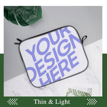 Cargar imagen en el visor de la galería, Bolsa para portátil Copo de nieve sin asa XB0605002 Personalizada de una imagen con Foto Logo Patrón Texto