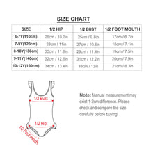 Cargar imagen en el visor de la galería, Bañador de Niña de Una Pieza con Volantes NT040 Personalizado con Impresión Completa con Foto Logo Patrón Texto