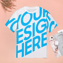 Cargar imagen en el visor de la galería, Camiseta de manga corta de algodón con estampado para mujer ZP057 Personalizada con Foto, Texto o Logo