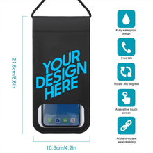 Cargar imagen en el visor de la galería, Bolsillo de Móvil Impermeable con Diseño Personalizado Personalizada de Tus Imágenes o Textos