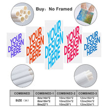 Cargar imagen en el visor de la galería, Póster Cuadro Pintura Imagen Colgante de 5 paneles Diseño de múltiples imágenes (Combinación Vertical) Cuadro de lienzo Pintura de pared de 5 partes GY0903230 Personalizado Personalizada con Foto, Texto o Logo