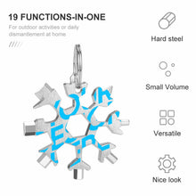 Cargar imagen en el visor de la galería, Llave inglesa Herramienta multifunción con forma de copo de nieve JJ0529033 Personalizada con Foto, Texto o Logo