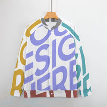 Cargar imagen en el visor de la galería, Uniforme de Béisbol Chaqueta Deportiva Casual para Hombre FS0818006 Personalizada con impresión completa de múltiples imágenes con Foto Logo Patrón Texto