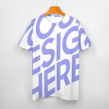Cargar imagen en el visor de la galería, Camiseta algodón puro estampado manga corta para mujer ay001 Personalizada con Impresión Completa de una imagen con Foto Logo Patrón Texto