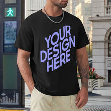 Cargar imagen en el visor de la galería, Camiseta de manga corta Boutique deportiva para hombre FS0803124 Personalizada con Impresión Frontal Trasera de dos imágenes con Foto Logo Patrón Texto
