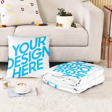 Cargar imagen en el visor de la galería, Cobija cojin estampado doble cara cobija mullida personalizada con fotos texto - Impreso parte dos imagenes idénticas
