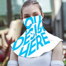 Cargar imagen en el visor de la galería, Toalla Facial Colgante de Oreja y Nariz Abierta KZ07 sin Filtro de Poliéster con Diseño Personalizado Personalizada de Tus Textos o Imágenes