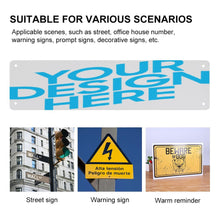 Cargar imagen en el visor de la galería, Letrero Tabla Tablero Índice de Hojalata GY0903318 Personalizado Personalizada con Foto, Texto o Logo