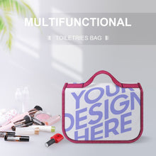Cargar imagen en el visor de la galería, Neceser / Bolso de Cosméticos de Lona Impermeable con Estampado para Viaje para Adulto Mujer XB0609008 Personalizado con Foto Logo Patrón Texto