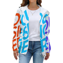 Cargar imagen en el visor de la galería, Chaqueta Corta Ligera Manga Larga de moda Funcional Deportiva con Bolsillos A537 Personalizada con Impresión Completa de múltiples imágenes con Foto Logo Patrón Texto