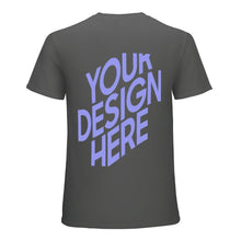 Cargar imagen en el visor de la galería, Camiseta 100% Algodón de manga corta suave para hombre FS0803130 Personalizada con Impresión Trasera de una imagen con Foto Logo Patrón Texto