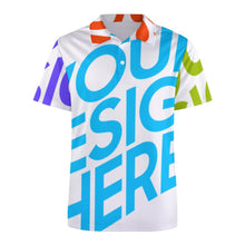 Cargar imagen en el visor de la galería, Polo / Camisa de hombre de verano con estampado B612 Personalizado con Impresión Completa de múltiples imágenes con Foto Logo Patrón Texto