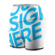 Cargar imagen en el visor de la galería, Pantalones Cortos de Yoga Mallas Deportivas Fitness Entrenamiento Cintura Alta para Mujer Y10A con Diseño Personalizados con Impresión Completa de una imagen con Foto Logo Patrón Texto