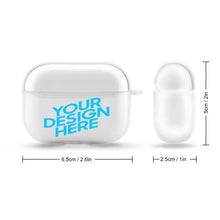 Cargar imagen en el visor de la galería, Funda para Auriculares Apple3 (Transparente) 3C0710007 Personalizado Personalizada con Foto, Texto o Logo