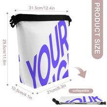Cargar imagen en el visor de la galería, Bolsa de almuerzo aislada plegable portátil Bolsa de picnic Bolsa de almuerzo Bento personalizado con patrón foto texto